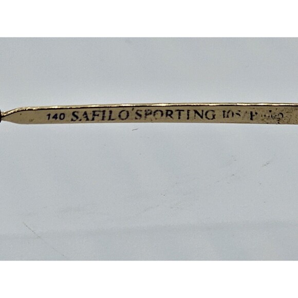 Safilo SPORTING Elasta Italy Full Rim Aviator Eyeglasses 140 Vintage FRAMES ONLY - Picture 7 of 11